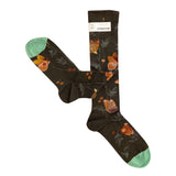 Bonne Maison Long Socks Umber Butterfly