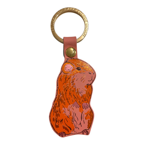 Leather Key Fob Guinea Pig