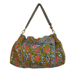 Duffle Bags Cotton Block Printed Greens