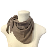 Cashmere Triangle Scarf Taupe
