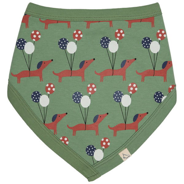 Bib Sausage Dogs Green