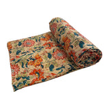 Kantha Throw Floral Garden