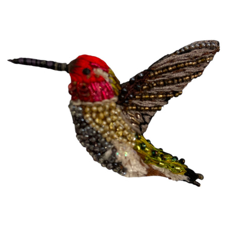 Brooch Pin Sparkling Hummingbird