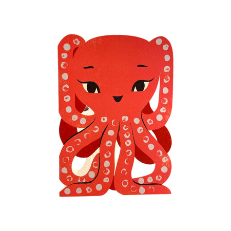 Card Die Cut Octopus