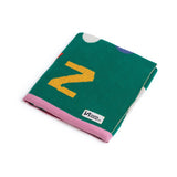 Cotton Knit Baby Blanket ABC
