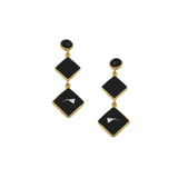 Black Onyx Stud Earrings