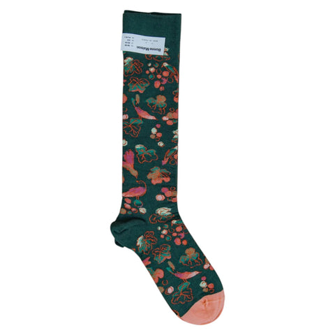 Bonne Maison Long Socks Raisins Foret