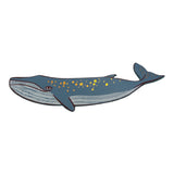 Bookmark Leather Whale Blue