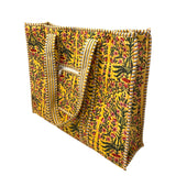 Tote Bag With Zipper Mimosa Flower