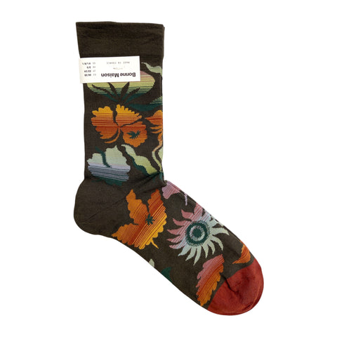 Bonne Maison Socks Umber Cutting