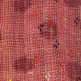 Jacket Cotton Kantha Reversible Beetroot Red