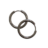 Silver Hoop Earrings Small