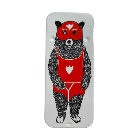 Pocket Tin Mints Jimbob Art Bear El Guapo