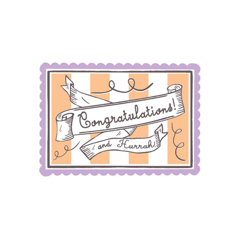 Card Congratulations And Hurrah