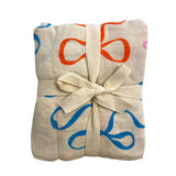 Blanket Swaddle Muslin Bows