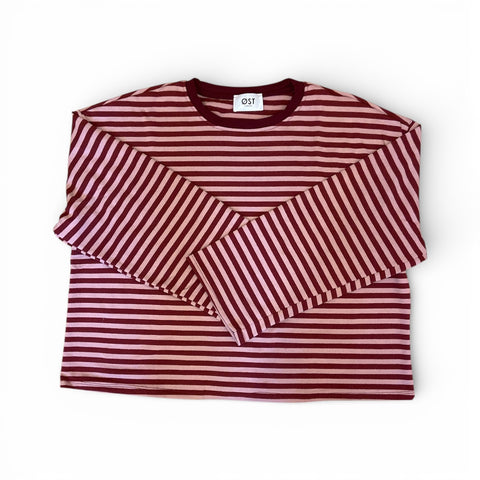Anna Crewneck Pink And Red