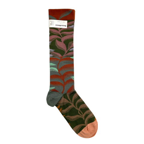 Bonne Maison Long Socks Multico Patchwork