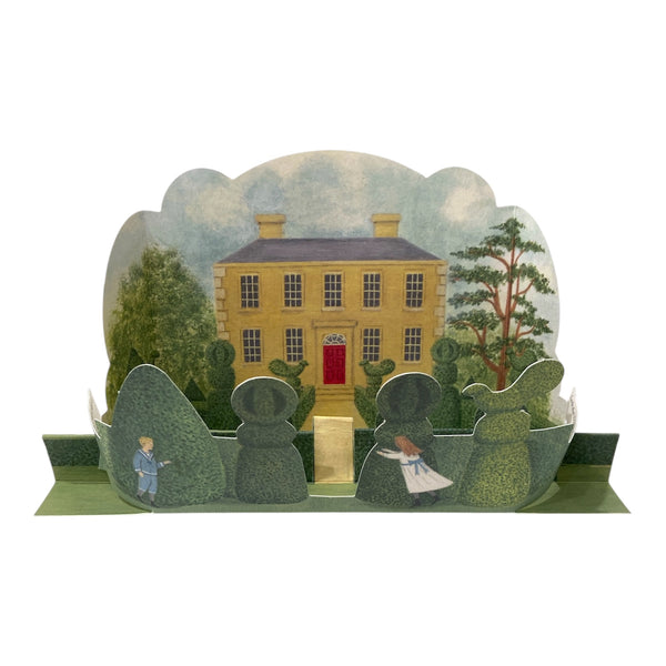Card Diorama Topiary Garden