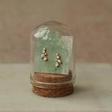 Stud Gold Earrings Fairy Wing Petal