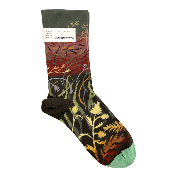 Bonne Maison Socks Cedar Grasses