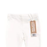 Footed Baby Trousers Natural Organic Cotton
