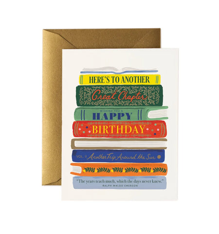 Birthday Card Bookstack