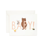 New Baby Card Baby! Peach