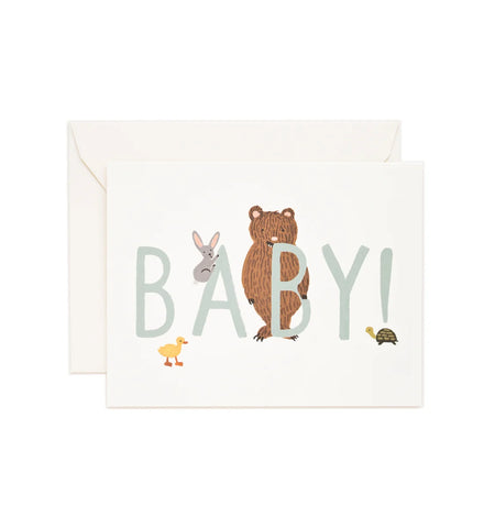 New Baby Card Baby! Mint