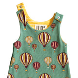 Romper Adjustable Size Organic Cotton Hot Air Balloons