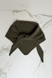 Cashmere Triangle Scarf Khaki