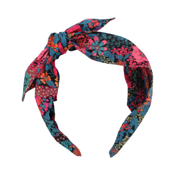 Headband Side Bow Liberty Print Ciara