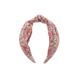 Liberty print fabric headband.