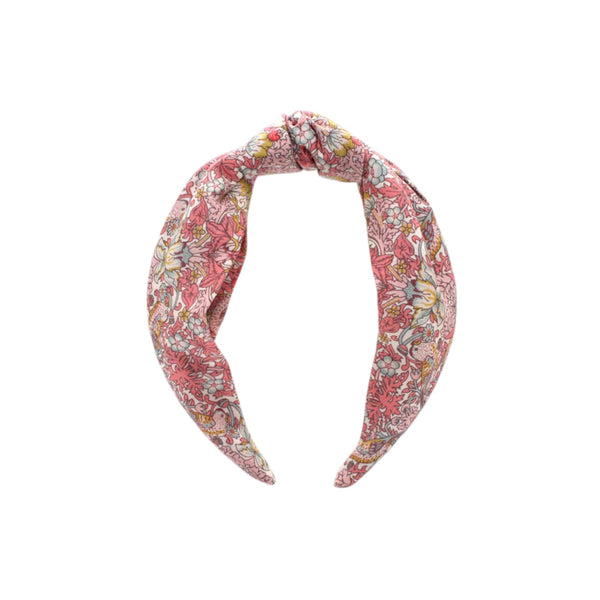 Liberty print fabric headband.