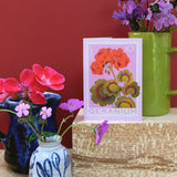 Card Mini Geranium