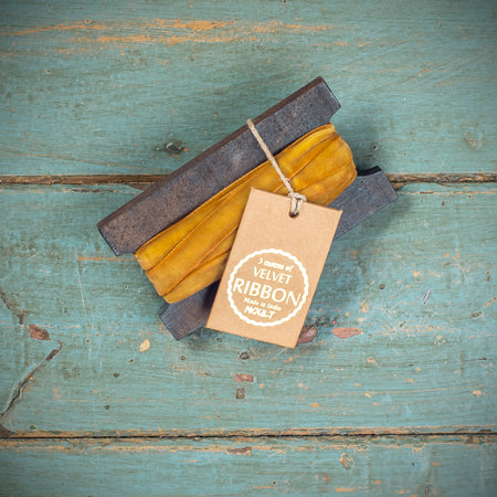 Mustard Velvet Ribbon 3 Meters