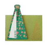 Christmas Card Pop Up Patterned Tree