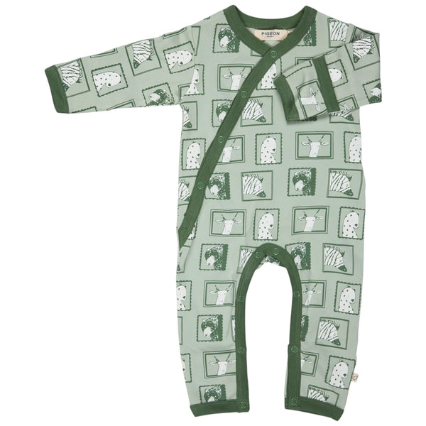 Romper Portraits On Green