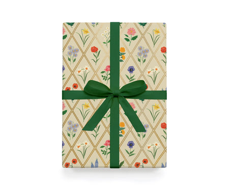 Wrapping Paper Set Of 3 Sheets Garden Study
