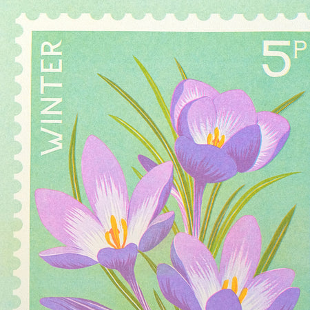 Crocus Apple Print A5