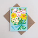 Card Spring Bouquet