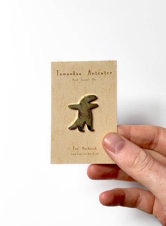 Enamel Pin Tamandua Anteater