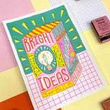 Risograph Print A5 Bright Ideas