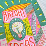 Risograph Print A5 Bright Ideas