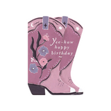Birthday Card Cowboy Boots