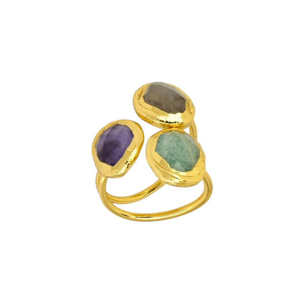 Ring Adjustable Size Amelie Green