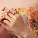 Ring Adjustable Size Amelie Green