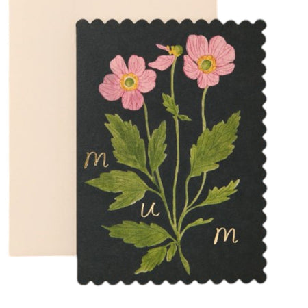 Mothers Day Card Anemone Mum