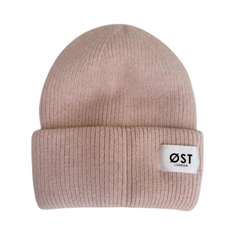 Hat Beanie Angora Dusty Light Pink