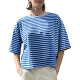 Else Striped T-Shirt Royal Blue