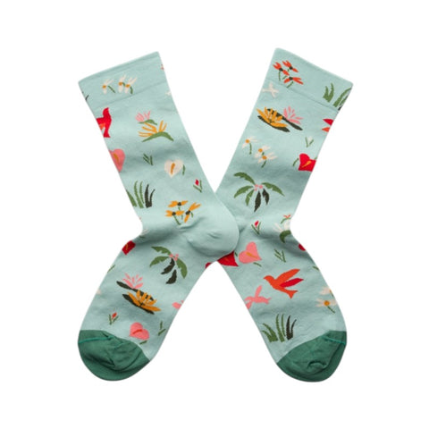 Bonne Maison Socks Aqua Seedling